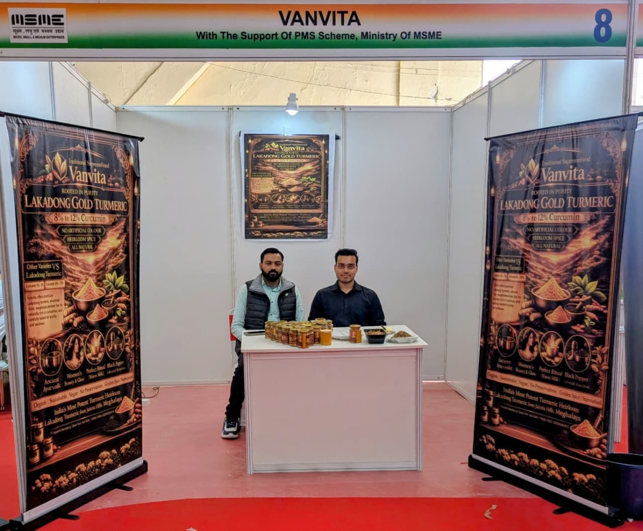 Presenting Vanvita Lakadong Gold Turmeric at Arogya Utsav & Expo 2026